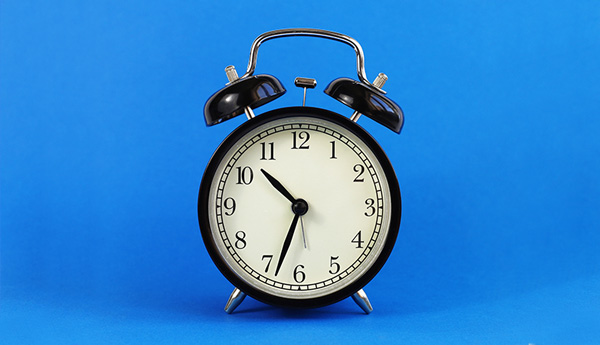 Home 2 Alarm clock symbolizing punctual, reliable service